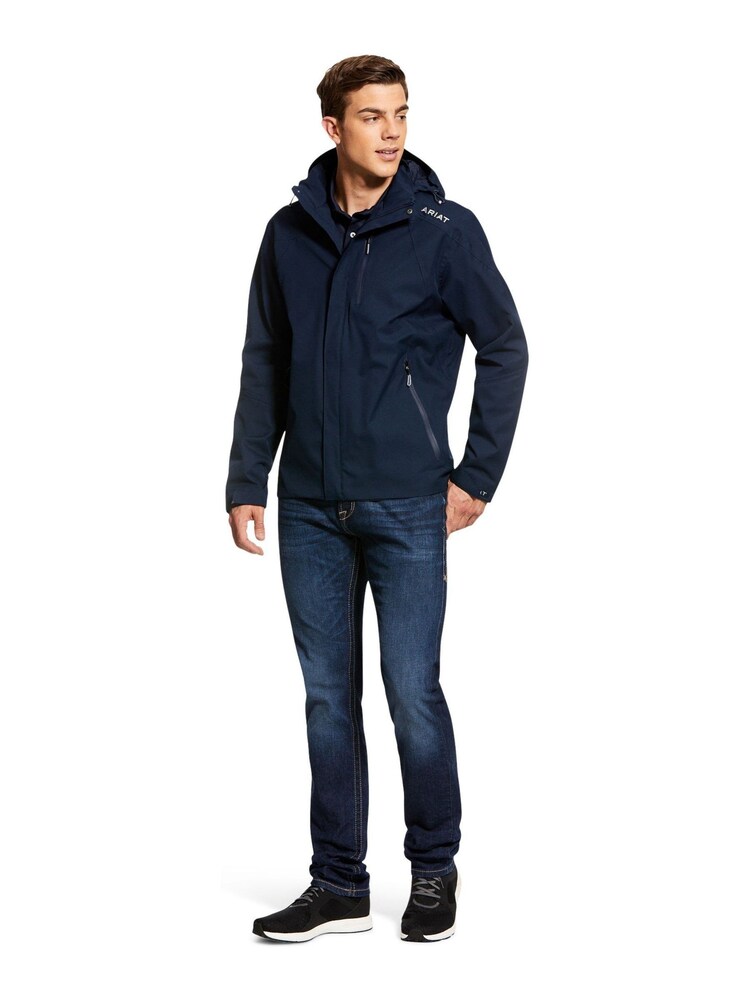 Ariat Blue Coastal Waterproof Jacket - Image 2 of 4 Ariat Blue Coastal Waterproof Jacket - Image 2 of 4