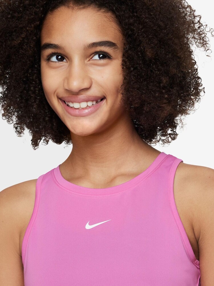 Nike Pink Performance Mini Swoosh Vest - Image 3 of 3 Nike Pink Performance Mini Swoosh Vest - Image 3 of 3