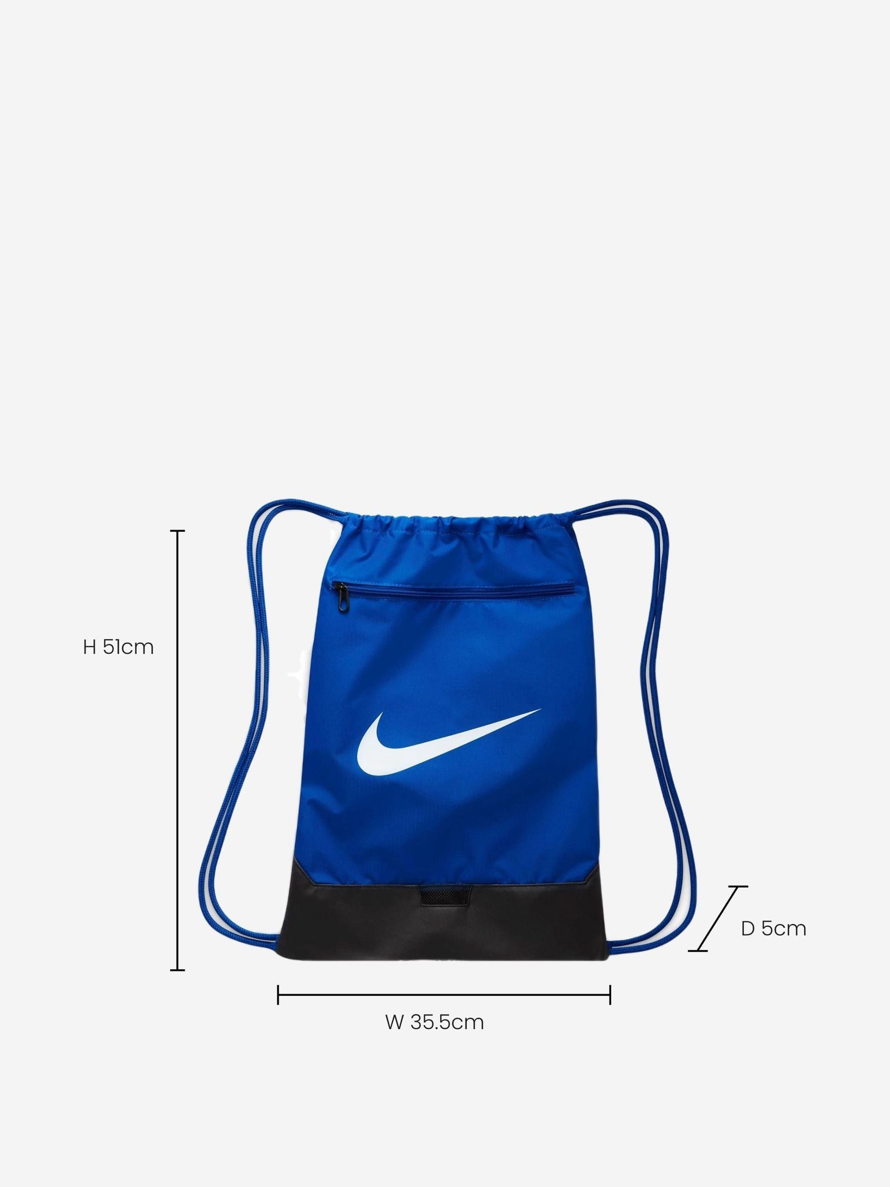 Buy Nike Blue Brasilia 9.5 Training Gym Sack from Next Denmark