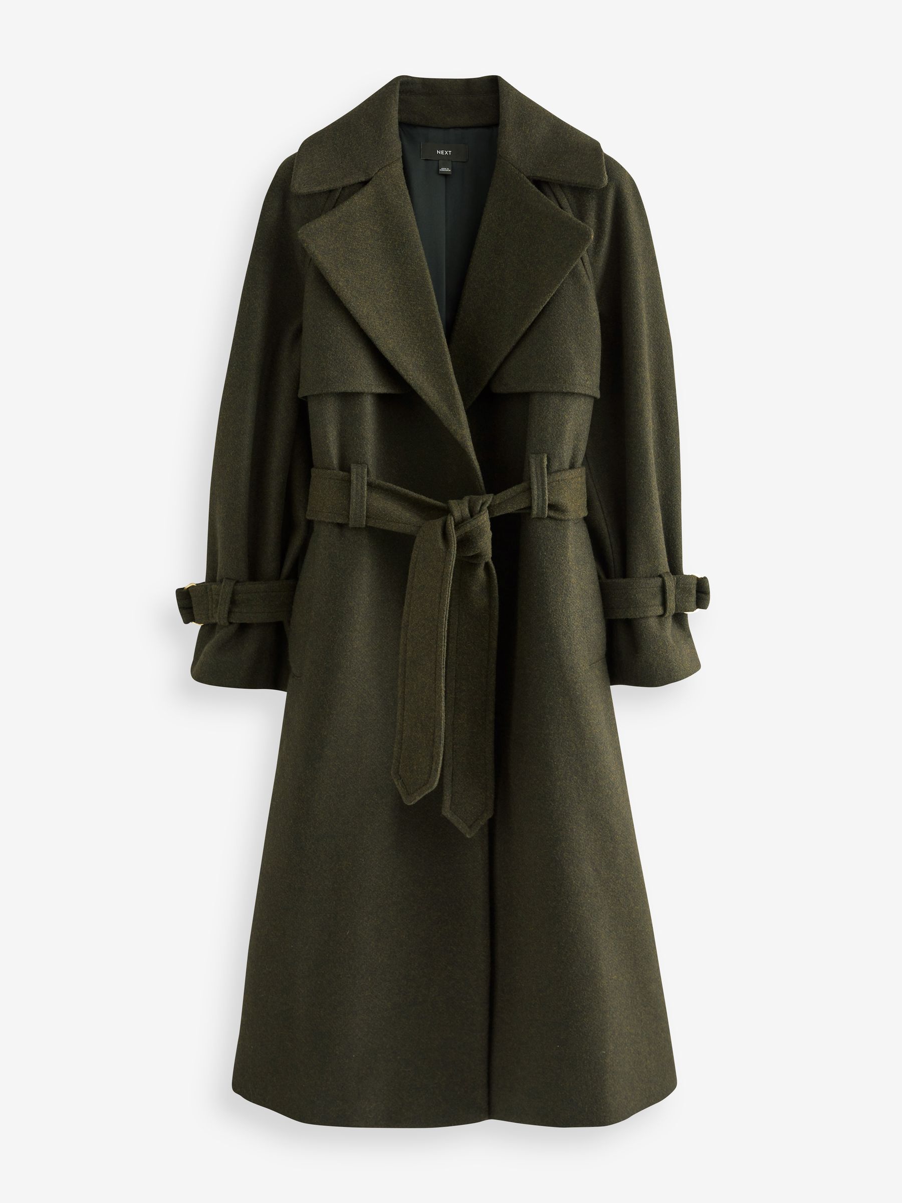 Next khaki coat store