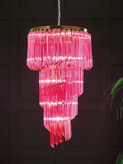 Rockett St George Pink Large Cabaret Chandelier - Image 1 of 4