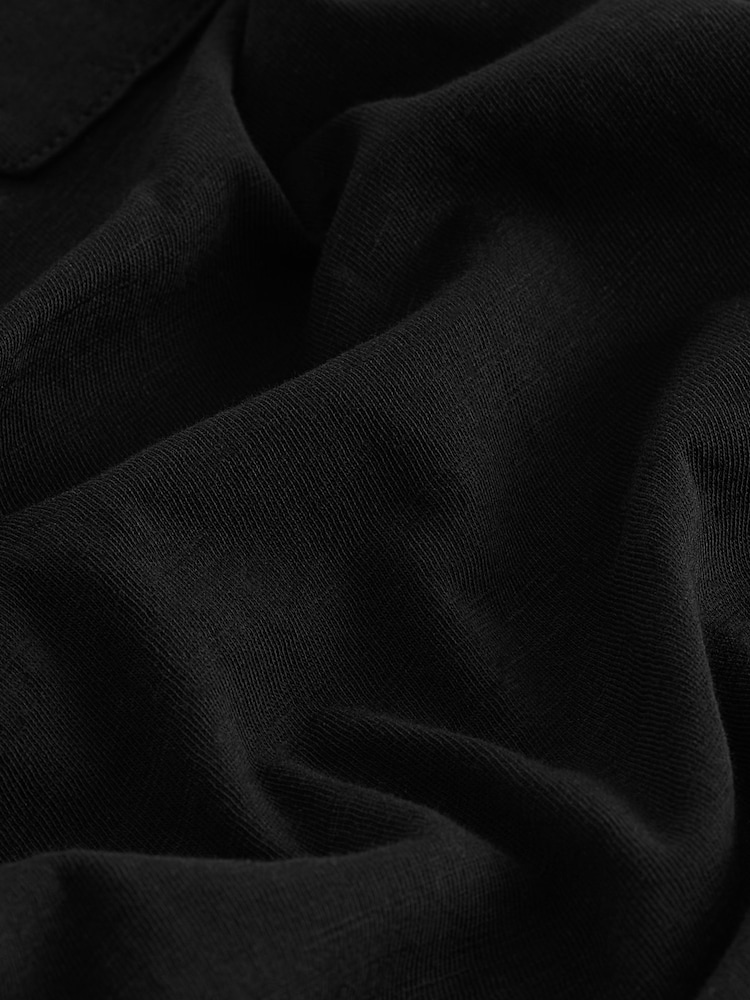 Black Broderie Frill T-Shirt - Image 7 of 7