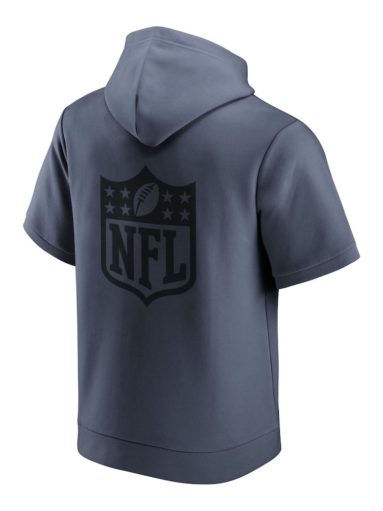 Fanatics NFL Blue Branded Vintage Indigo Hoodie - Image 2 of 3 Fanatics NFL Blue Branded Vintage Indigo Hoodie - Image 2 of 3