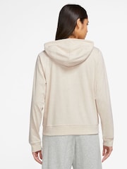 Nike Beige Gym Vintage Full Zip Hoodie - Image 2 of 3