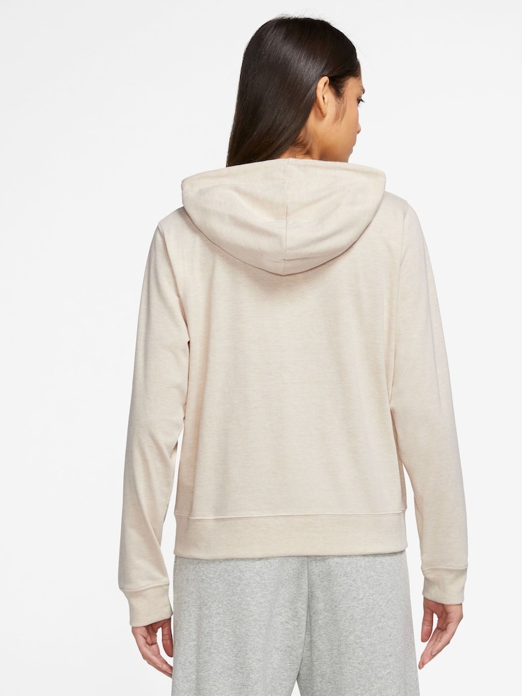 Nike Beige Gym Vintage Full Zip Hoodie - Image 2 of 3