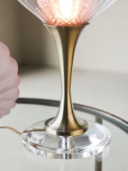 Rockett St George Clear Deco Table Lamp - Image 4 of 5