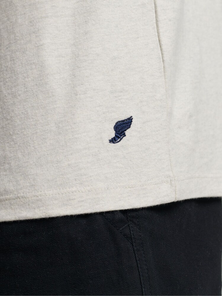 Superdry Blue Vintage Gym Raglan Sports 100% Cotton Top - Image 7 of 7