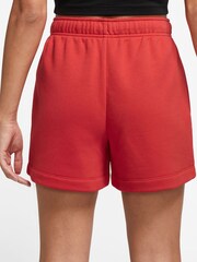 Nike Red Club Fleece Shorts - Image 2 of 4