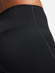 Nike Black Premium Go Firm-Support Mid-Rise 7/8 Leggings with Pockets - Image 10 of 10