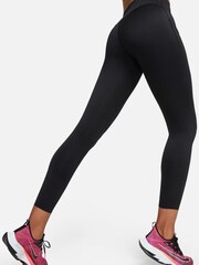 Nike Black Premium Go Firm-Support Mid-Rise 7/8 Leggings with Pockets - Image 2 of 10
