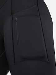 Nike Black Premium Go Firm-Support Mid-Rise 7/8 Leggings with Pockets - Image 9 of 10