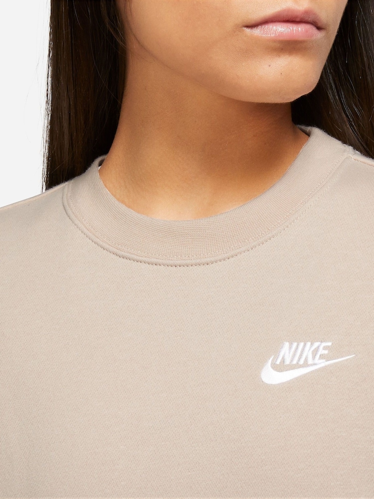 Nike Neutral Club Fleece Crew Sweatshirt - Image 3 of 3