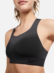 Nike Black Flyknit High Support Sports Bra - Image 3 of 9