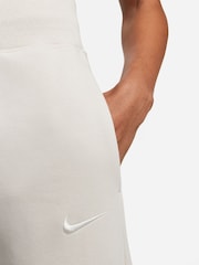 Nike Ivory Phoenix Fleece High Waisted Wide Leg Sweatpants - Image 3 of 9