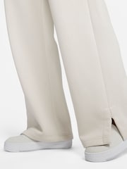 Nike Ivory Phoenix Fleece High Waisted Wide Leg Sweatpants - Image 6 of 9