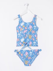 FatFace Blue Sea Scape Tankini Set - Image 4 of 5
