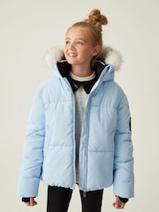 Baker by Ted Baker Shower Resistant Blue Short Coat - Image 1 of 14