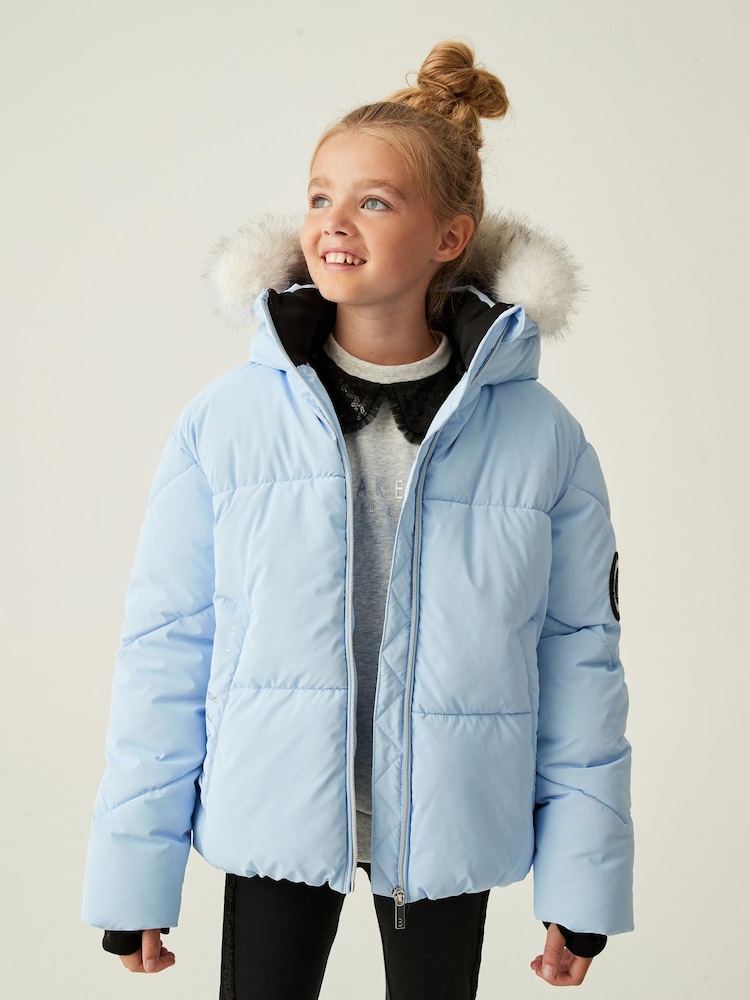 Baker by Ted Baker Shower Resistant Blue Short Coat - Image 1 of 14