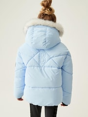 Baker by Ted Baker Shower Resistant Blue Short Coat - Image 2 of 14