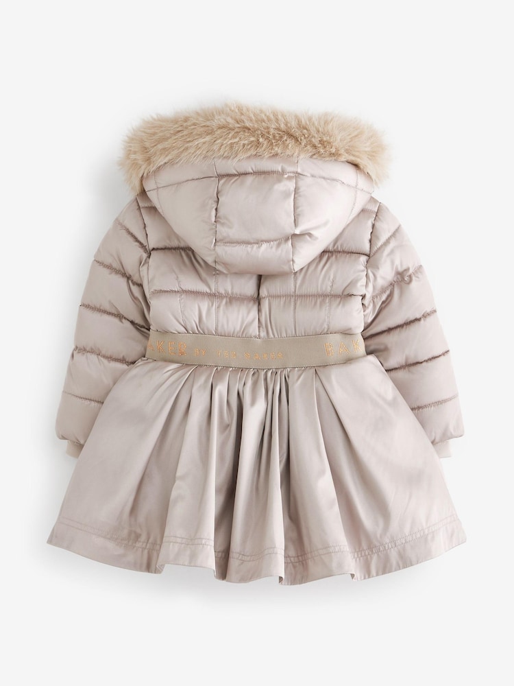 Baker by Ted Baker Shower Resistant Skirted Coat - Image 10 of 15