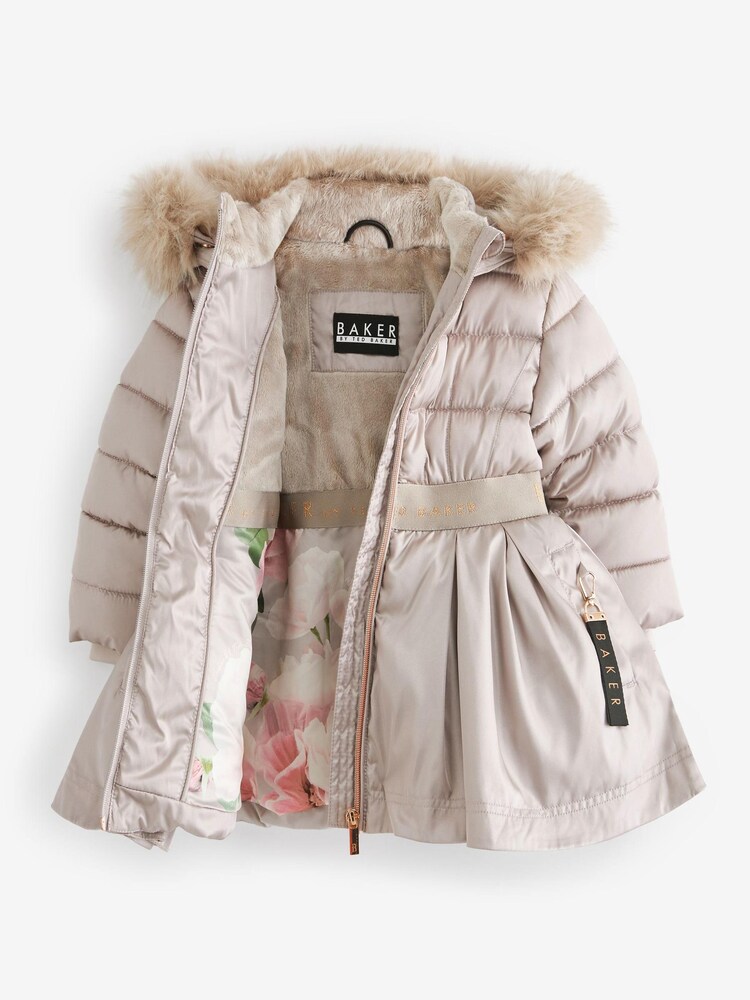 Baker by Ted Baker Shower Resistant Skirted Coat - Image 11 of 15