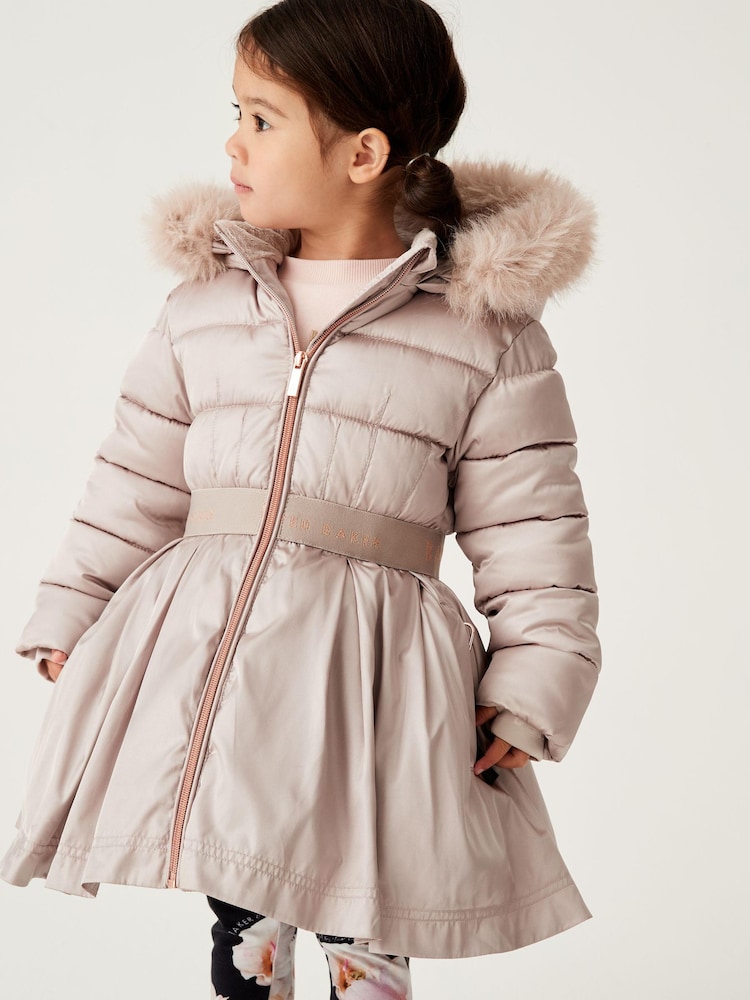 Baker by Ted Baker Shower Resistant Skirted Coat - Image 3 of 15