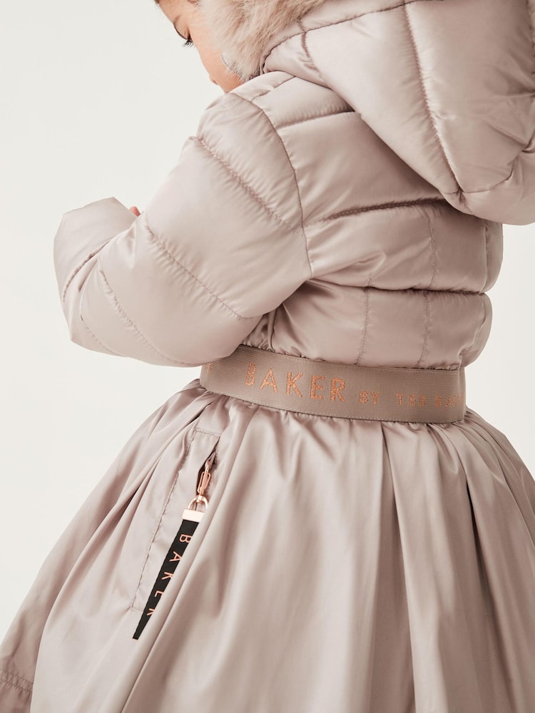 Baker by Ted Baker Shower Resistant Skirted Coat - Image 4 of 15