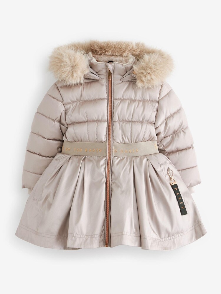 Baker by Ted Baker Shower Resistant Skirted Coat - Image 9 of 15