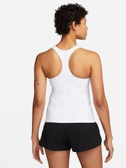 Nike White Medium Swoosh Support Padded Vest With Built In Sports Bra - Image 2 of 4