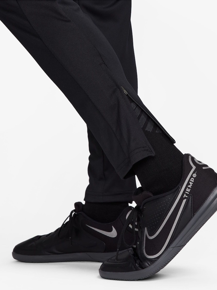 Nike Black/Pink Dri-FIT Academy Zippered Training Joggers - Image 6 of 6