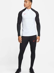 Nike White Dri-FIT Strike Half Zip Training Top - Image 1 of 4