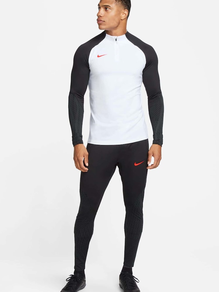 Nike White Dri-FIT Strike Half Zip Training Top - Image 1 of 4