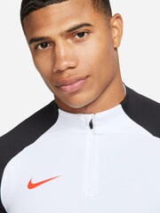 Nike White Dri-FIT Strike Half Zip Training Top - Image 3 of 4