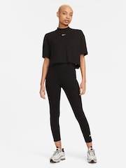 Черный - Классические леггинсы длиной 7/8 с завышенной талией Nike Sportswear - Image 3 of 4