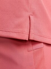 Nike Light Pink Miler Dri-FIT UV Running T-Shirt - Image 4 of 7