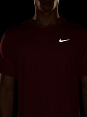 Nike Light Pink Miler Dri-FIT UV Running T-Shirt - Image 7 of 7
