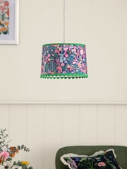 Lucy Tiffney Navy Floral RicRac Easyfit Lamp Shade - Image 5 of 9