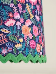 Lucy Tiffney Navy Floral RicRac Easyfit Lamp Shade - Image 7 of 9