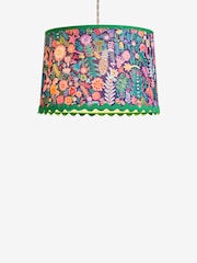Lucy Tiffney Navy Floral RicRac Easyfit Lamp Shade - Image 9 of 9