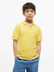 Tommy Hilfiger Yellow Essential Regular Fit Signature Polo Shirt - Image 1 of 5
