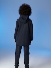 Azul marino - Conjunto de sudadera y pantalones deportivos con diseño técnico (3-16 años) - Imagen 2 de 6