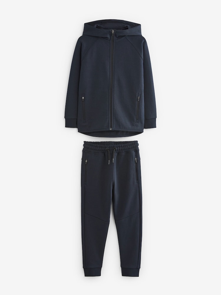 Navy Tech Sportswear Hoodie & Joggers Set (3-16yrs) - Image 4 of 6