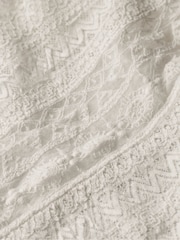Superdry Vintage All Lace Midi 100% Cotton Dress - Изображение 7 из 7