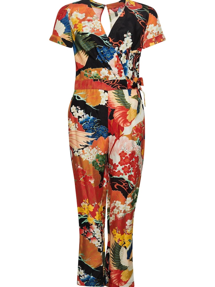 Superdry Natural Vintage Woven Jumpsuit - Image 1 of 1
