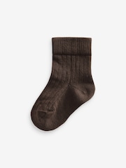 Mixed Muted 7 Pack Baby Socks (0mths-2yrs) - Image 2 of 8