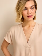 Stone Natural Short Sleeve Overhead Top - Image 4 of 5