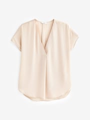 Stone Natural Short Sleeve Overhead Top - Image 5 of 5