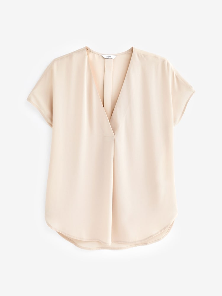 Stone Natural Short Sleeve Overhead Top - Image 5 of 5
