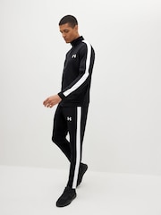 Under Armour Black Under Armour Grey/Black Rival Knit Hooded Tracksuit - Image 1 of 9