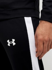 Under Armour Black Under Armour Grey/Black Rival Knit Hooded Tracksuit - Image 7 of 9